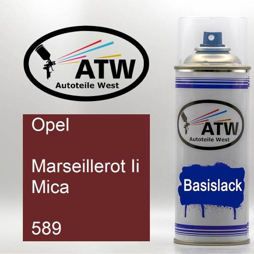 Opel, Marseillerot Ii Mica, 589: 400ml Sprühdose, von ATW Autoteile West.